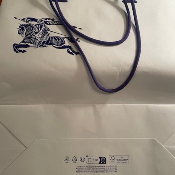 Burberry Paper Shopping Bag Large - Picture 3 of 9